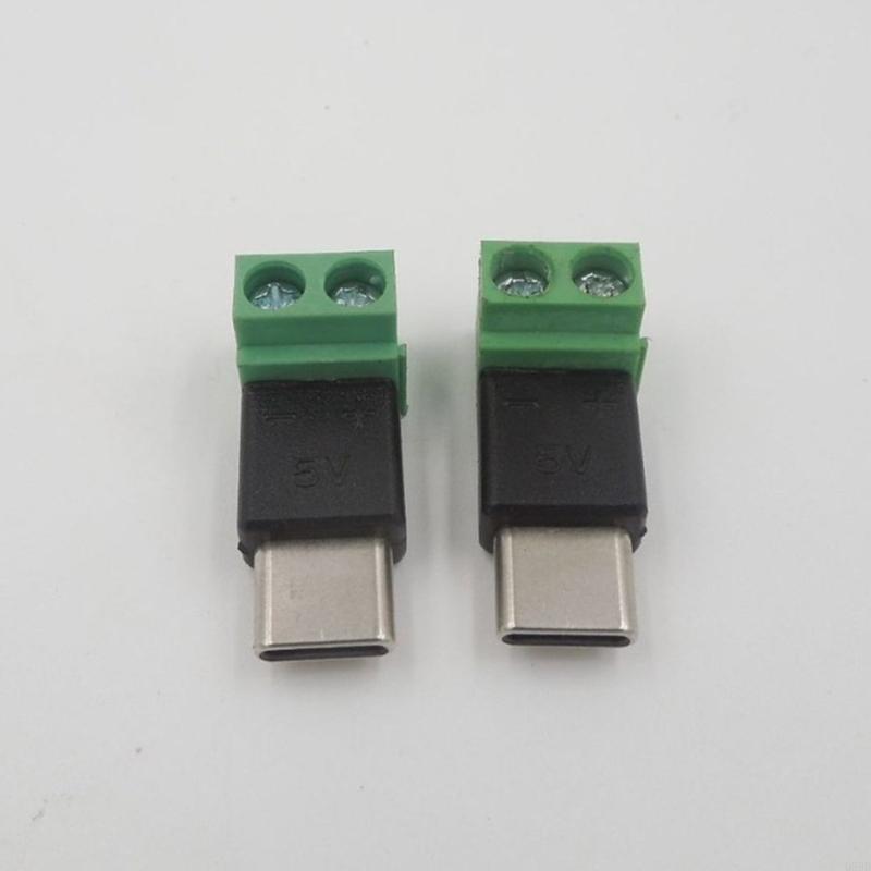 Electronics And Gadgets Ce - نوع C ذكر إلى 2Pin 5V