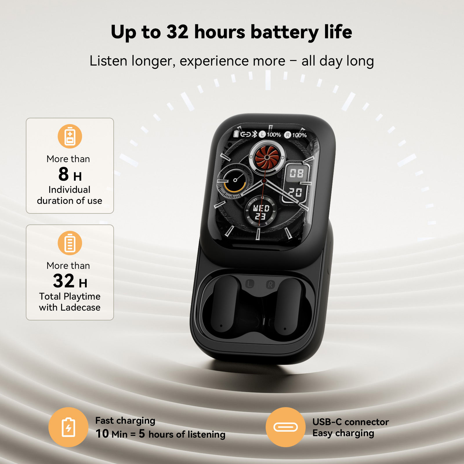 Headphones Wireless - سماعات أذن لاسلكية ZNP N04 بتقنية
