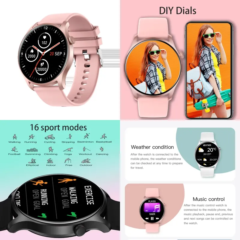 Smart Watch - ساعة ذكية SENBONO MAX8 للرجال والنساء