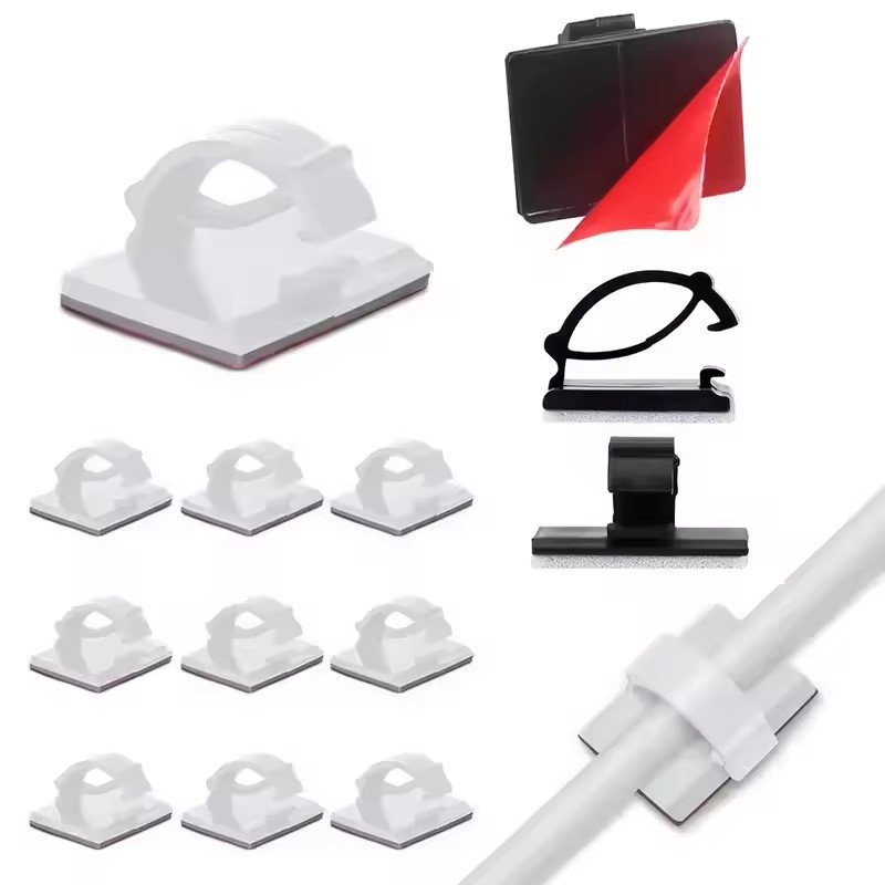 مشبك لاصق لتنظيم وترتيب كابلات - مراجعة Cable Organizer وسعره