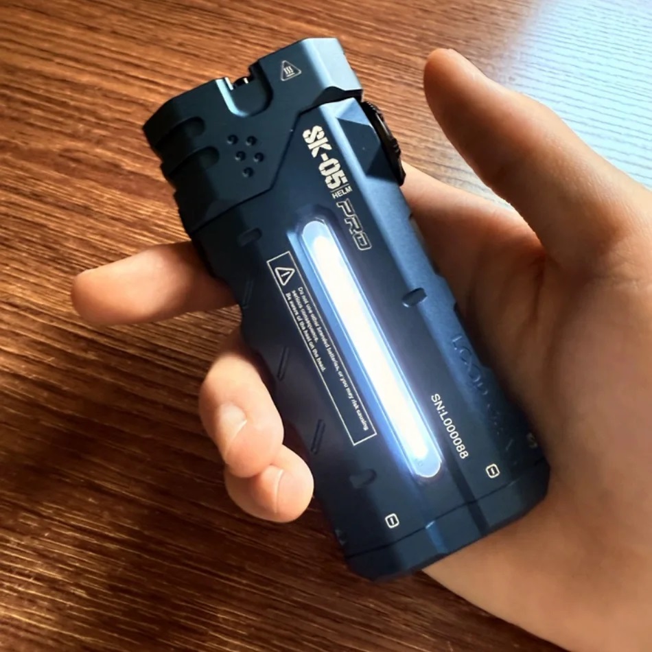 مصباح يدوي LED مسطح قوي 4360LM - مراجعة Power Bank وسعره