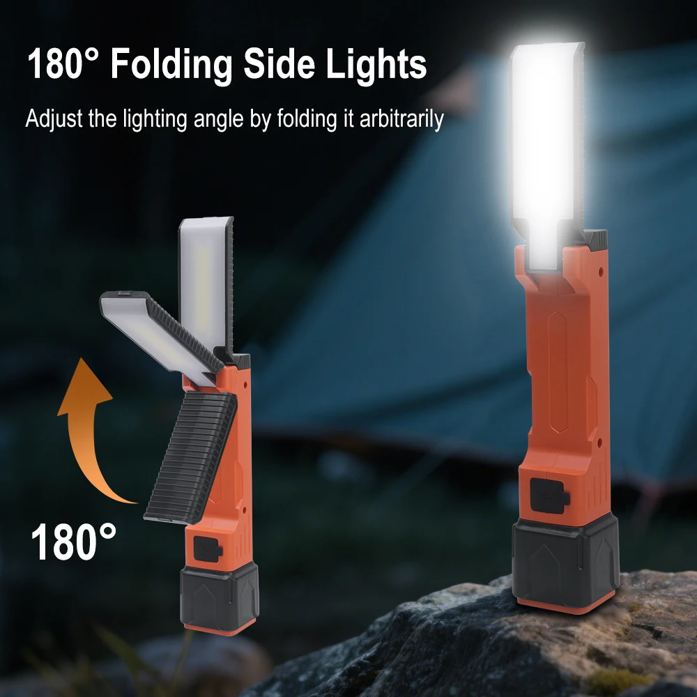 BORUiT 300LM LED ضوء العمل مصب - مراجعة Power Bank وسعره