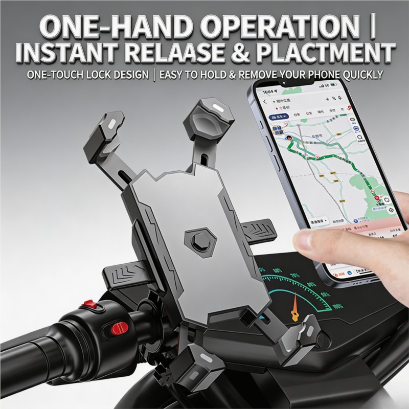 حامل هاتف للدراجات النارية مضا - مراجعة Phone Holder وسعره